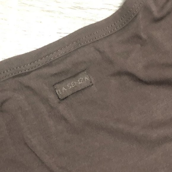 La Senza Empire Waist Tunic Dress with Balloon Sleeves Brown Size M - Picture 5 of 5